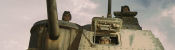 Americký tank M3 Lee s posádkou ve Fort Knox
